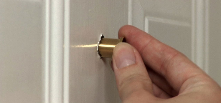peephole door repair in Corona